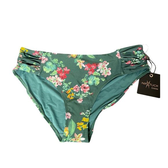 NWT Nip Tuck Swim Floral Bottom Women Size 12 - Picture 1 of 8